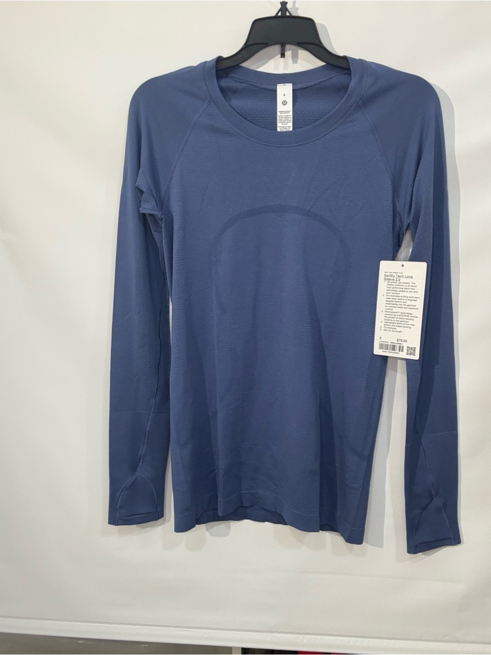 lululemon Swiftly tech long sleeve 2.0 BRBU/BRBU
